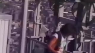 John Vincent BASE Jumps From the World Trade Center in 1991. I used to jump with him in the 90's.