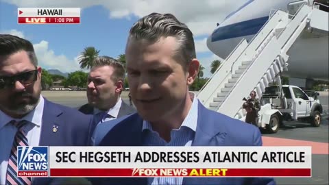 Secretary of Defense Pete Hegseth states that nobody was texting War Plans