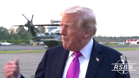 WATCH: “The Problem Is On The Left”: President Trump Press Gaggle On His Return To D.C. - 9/14/2025