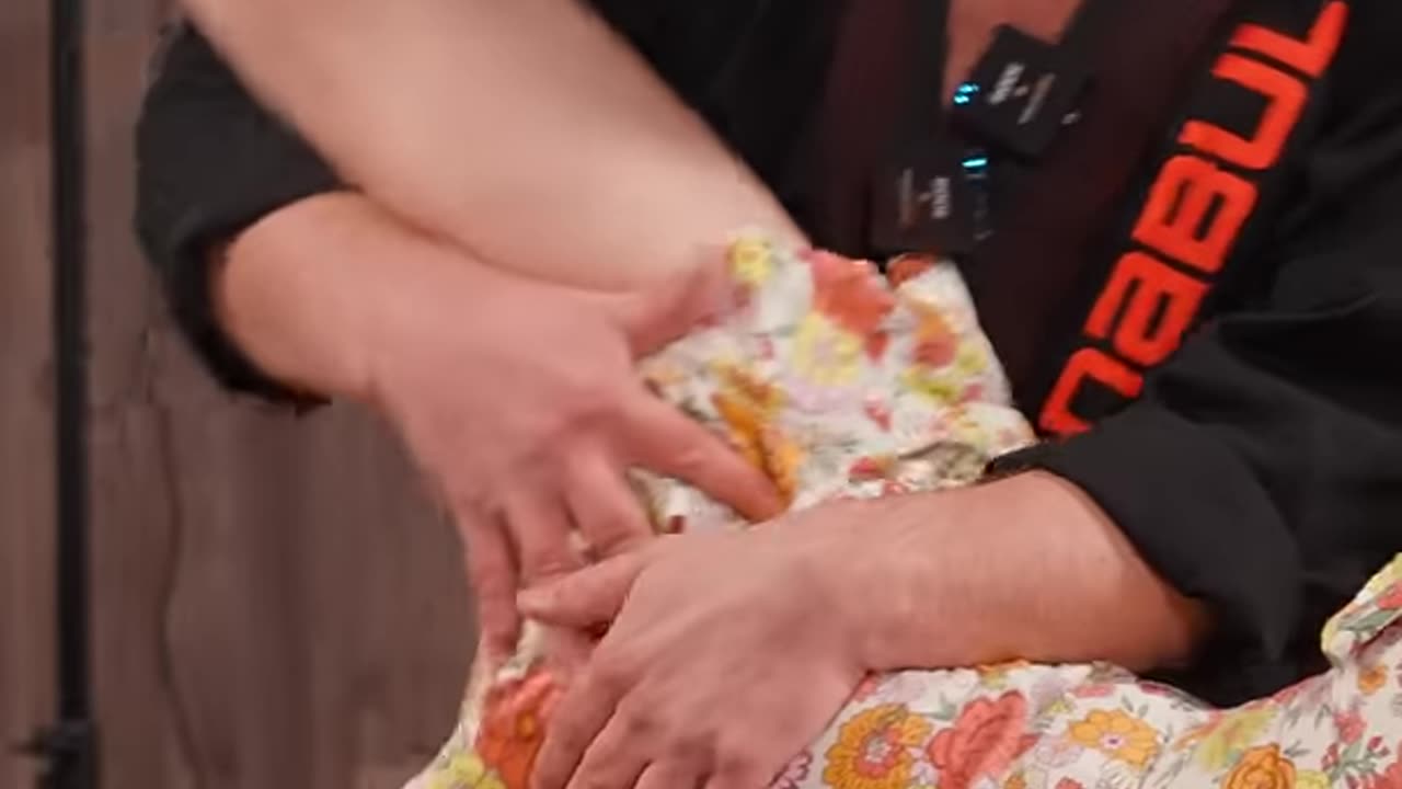 Extreme back chiropractic adjustment and lumbar back cracks for Mary