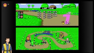 Super Mario Kart (SNES-SOs) 50cc Mushroom cup!