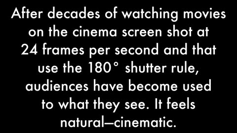 The Great Frame Rate Debate Part 2: Why 24?