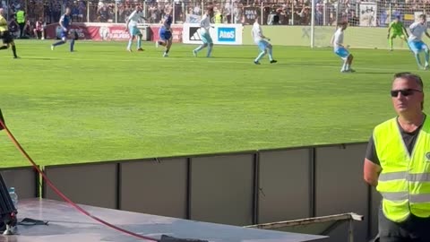 World Cup Cameraman Caught Smoking on the Job