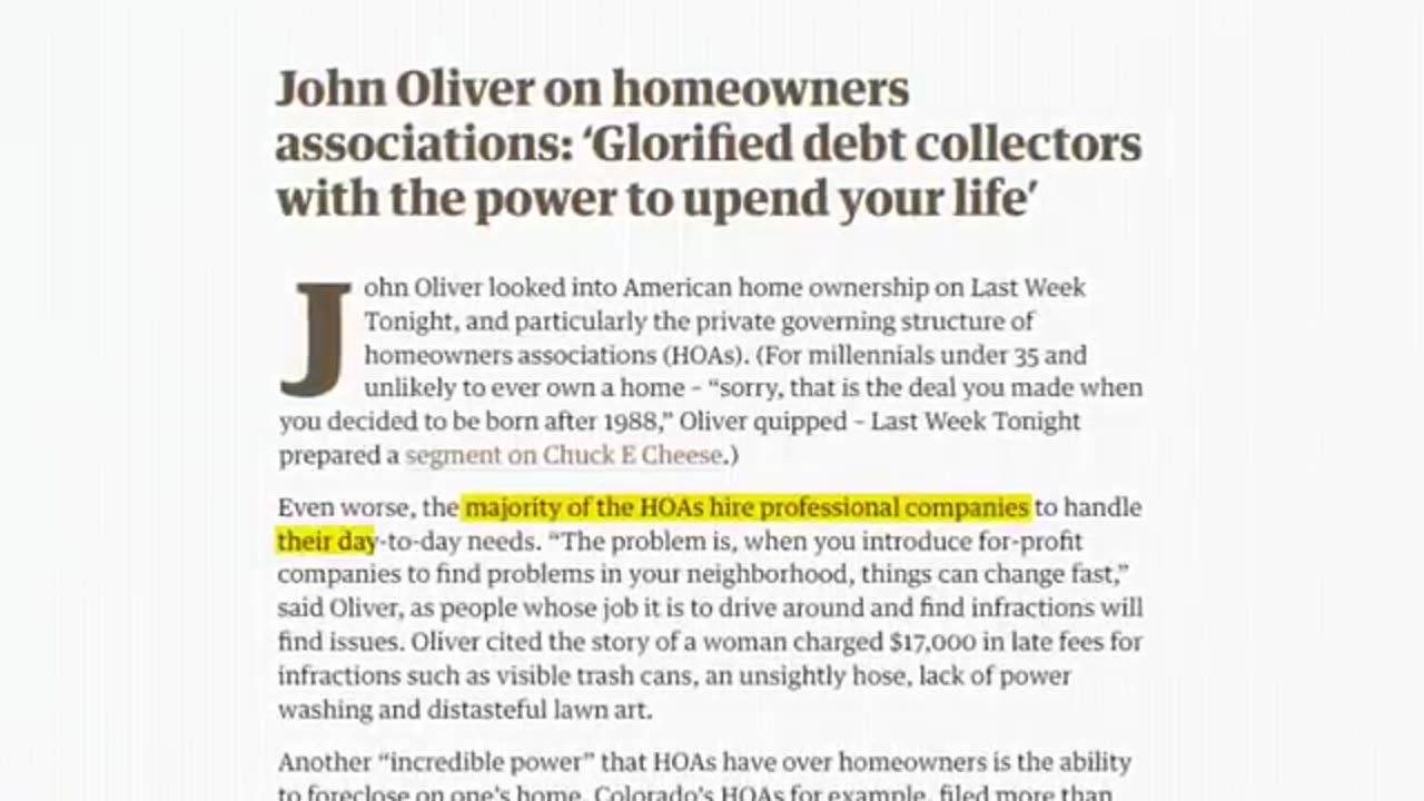 How HOAs Secretly Took Over Our Neighborhood