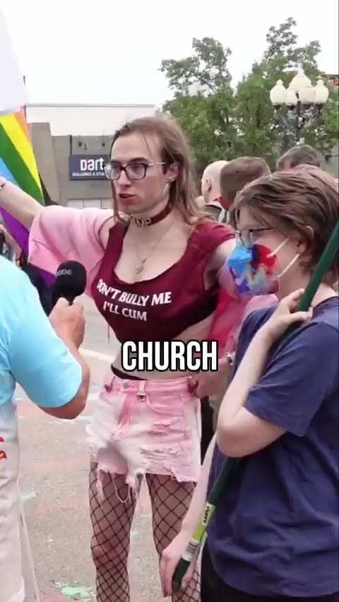 LGBTQ activists and communists are protesting against a coffee shop in