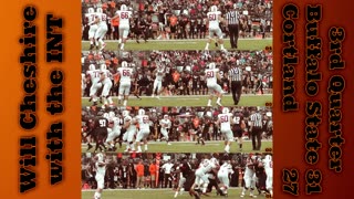 Prototype 393: Buffalo State's Will Cheshire with the INT vs Cortland