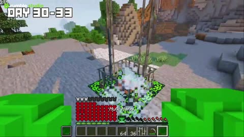 I Survived 100 DAYS as CHARACTERS in HARDCORE Minecraft!