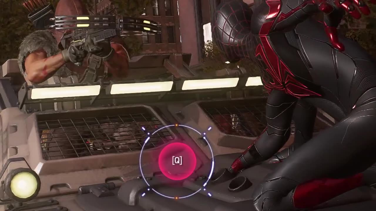 Putting the brakes on this armored Vehicle.