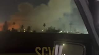 Several houses reportedly on fire due to fireworks explosion in Pacoima, California…