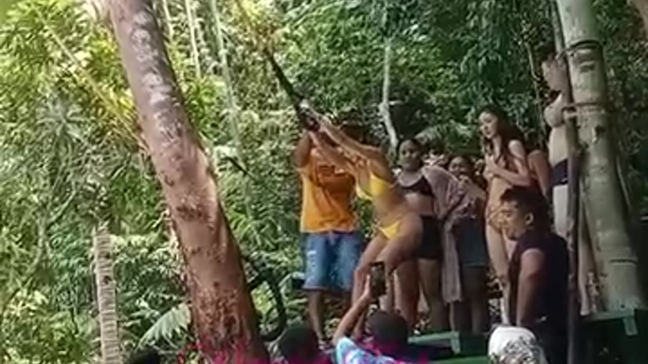 Sexy lady Swing and Jump 3