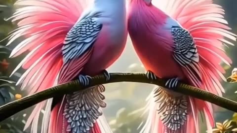 Beautiful Bird Couple – Stunning Colors and Harmony in Nature