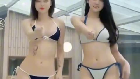 A beautiful woman in a swimsuit
