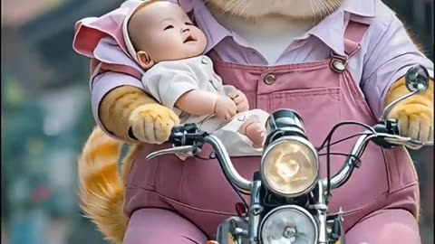 Baby Saved From Flood By Heroic Cat – Unbelievable Rescue
