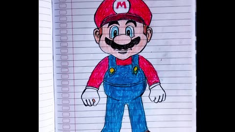 Mario bros drawing