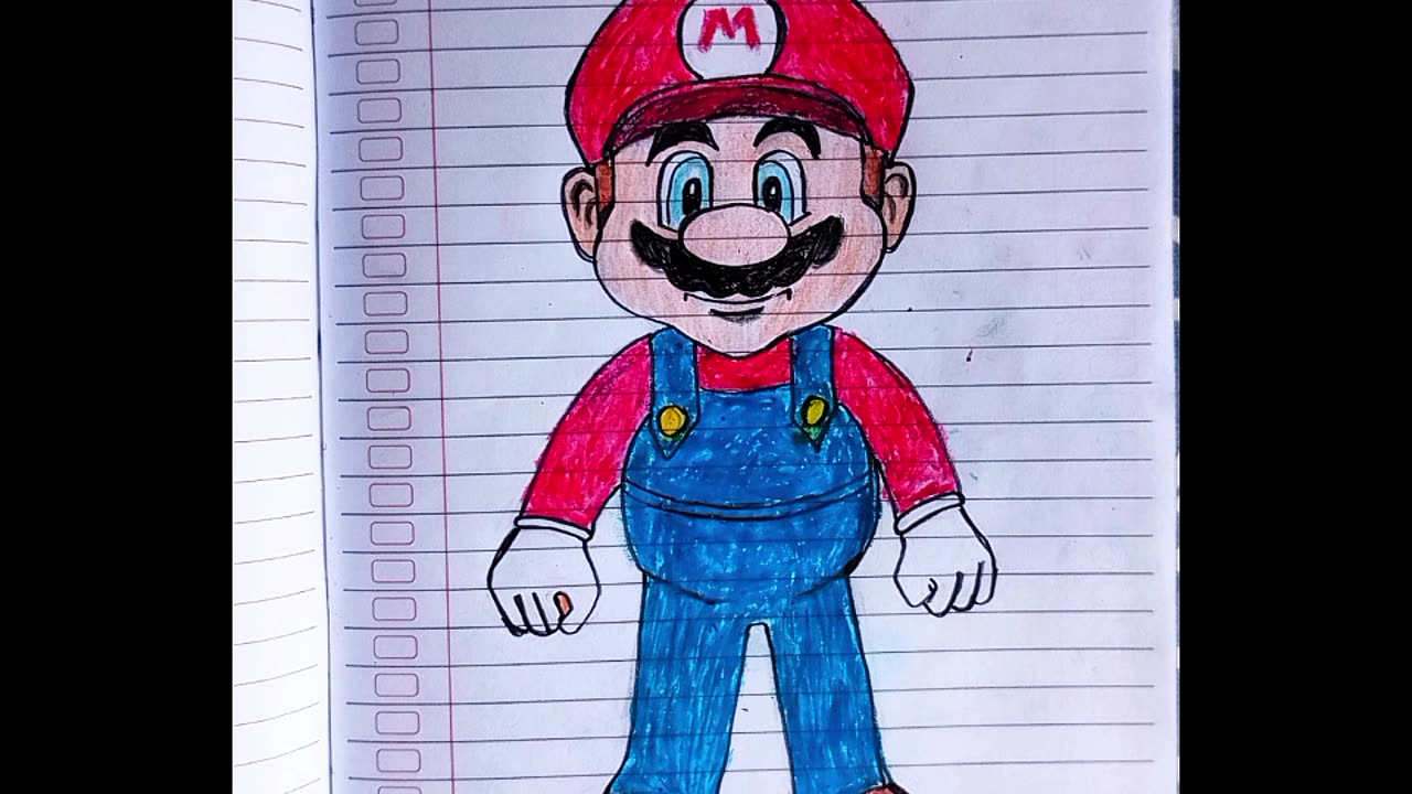 Mario bros drawing