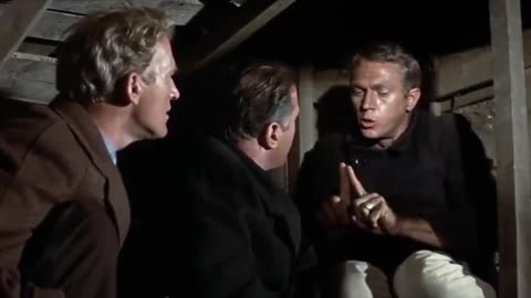 "The Great Escape" Starring Steve McQueen, James Garner and Richard Attenborough