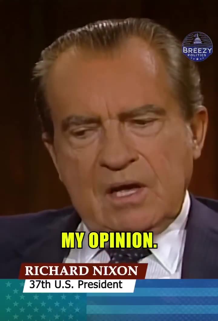 Richard Nixon trying to explain the Jewish lobby