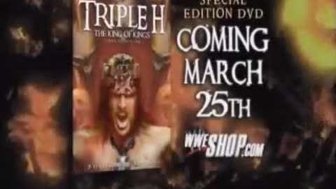 Rare Triple H King of Kings DVD commercial 2008.