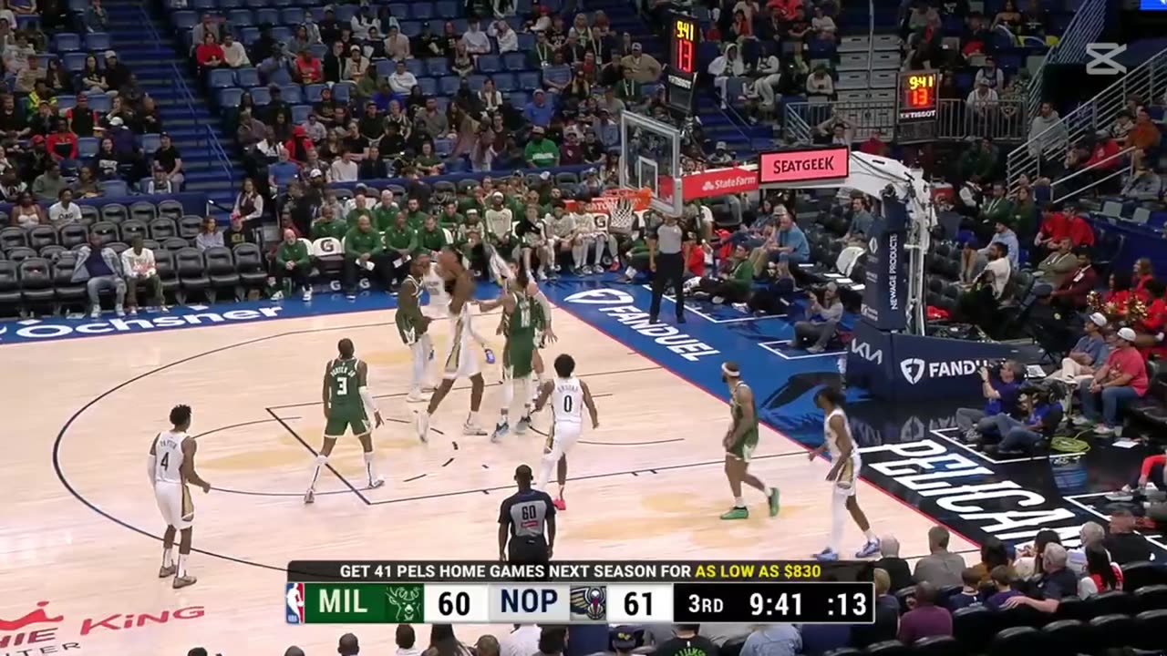 M Bucks vs New Orleans Pelicans April 6, 2025 | NBA