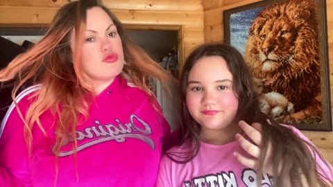 We dyed our hair purple!