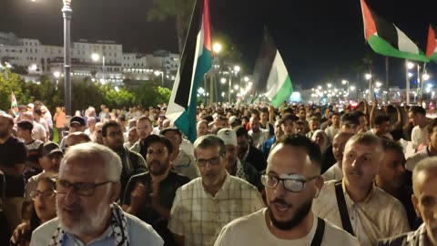 مسيرة شعبية دعما لغزة الوفاء لدماء الشهداء طنجة 15 07 2025 اتحدوا في النضال