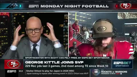 George Kittle calls out Will Compton + Brock Purdy's MNF struggles 👀 SC with SVP