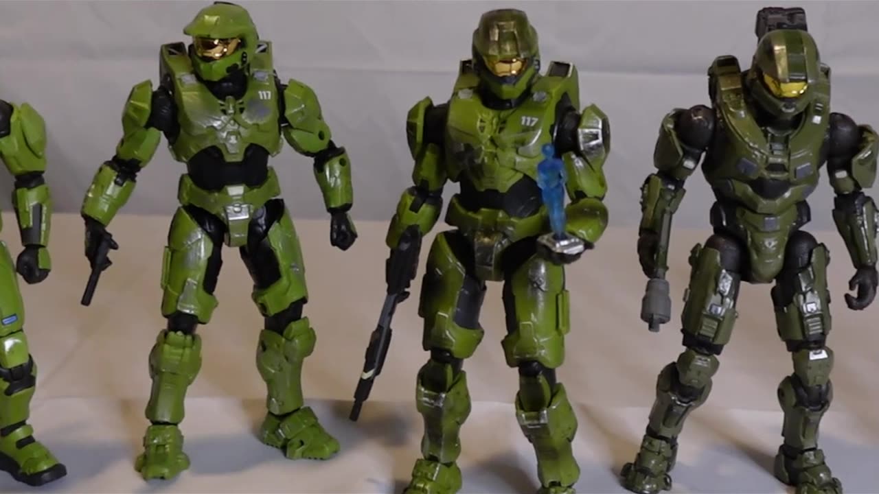 Halo Spartan Collection Series So Far (ASMR Shorts)