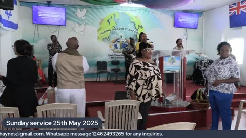 Sunday service 25th May 2025