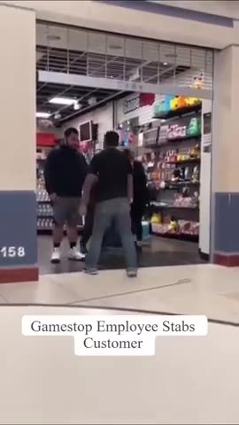 Black GameStop Employee Stabs Customer