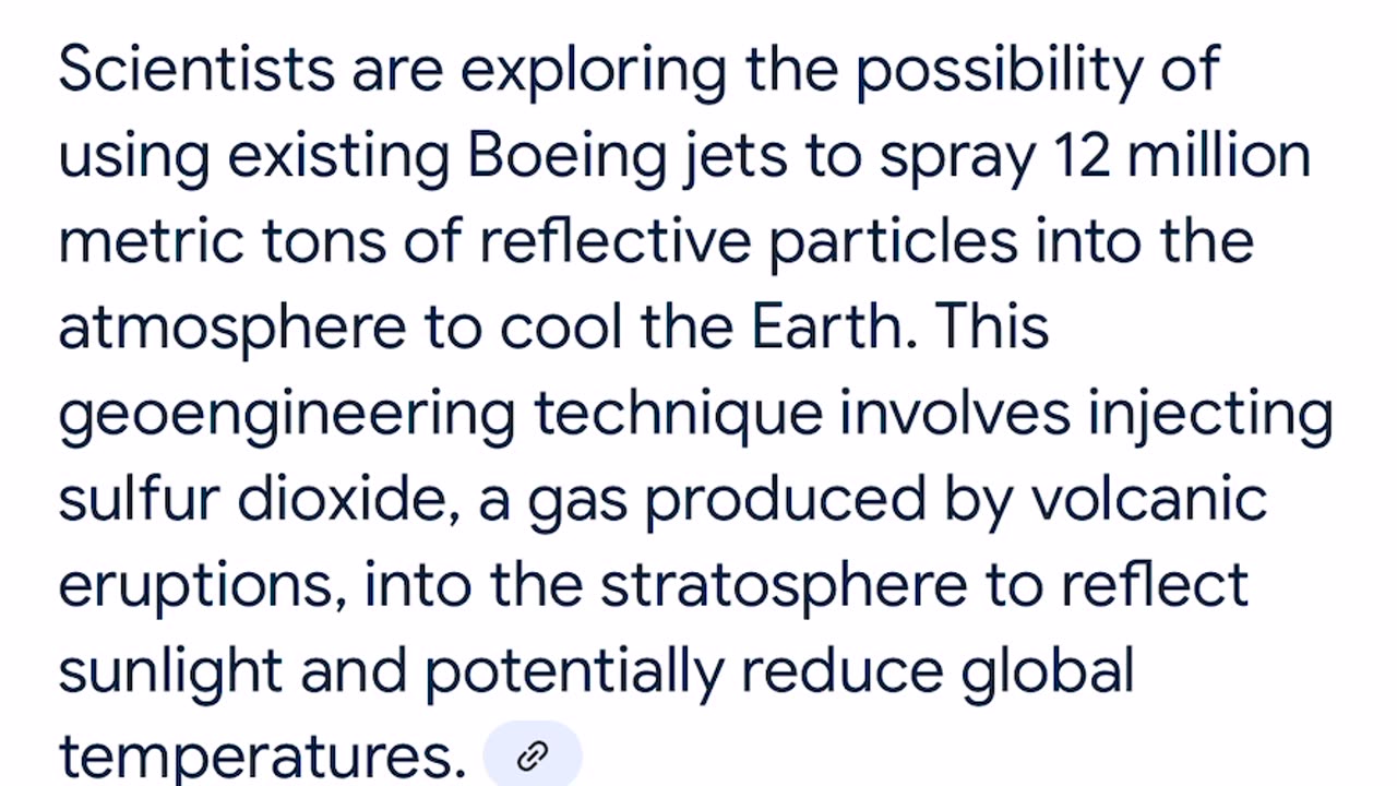 Geoengineering! 🤬 spray 12 million metric tons of particles into the atmosphere to cool the Earth