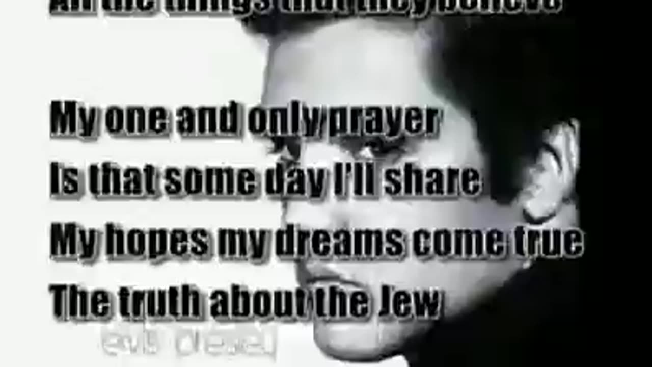 elvis sings about jews-only makebelieve question authentic