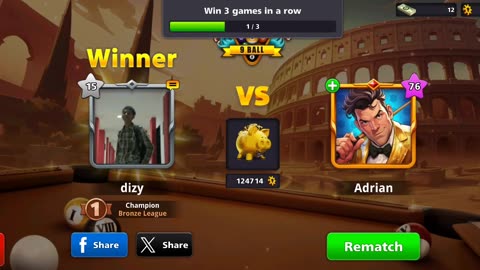8 Ball Pool Online : A Spectacular Victory in My Epic Duel Against Adrian