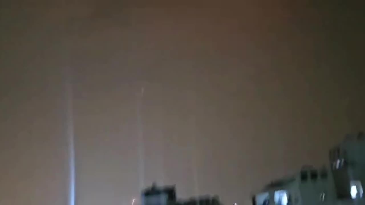 A barrage of ten rockets was fired by Hamas from the Gaza Strip at the Ashdod