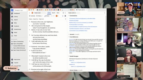 Thematic Verse Mapping (Psalm 116:5-6)