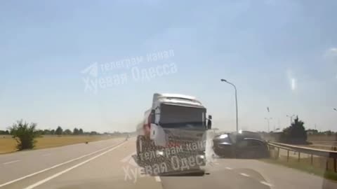 Terrible road accident in Odesa 🙏
