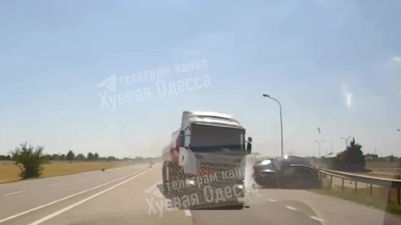 Terrible road accident in Odesa 🙏