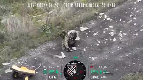 Russian Soldier Briefly Tries to Communicate