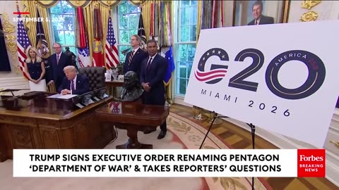 NEW: Trump Announces 2026 G20 Conference Will Take Place At His Own Golf Resort In Miami, Florida
