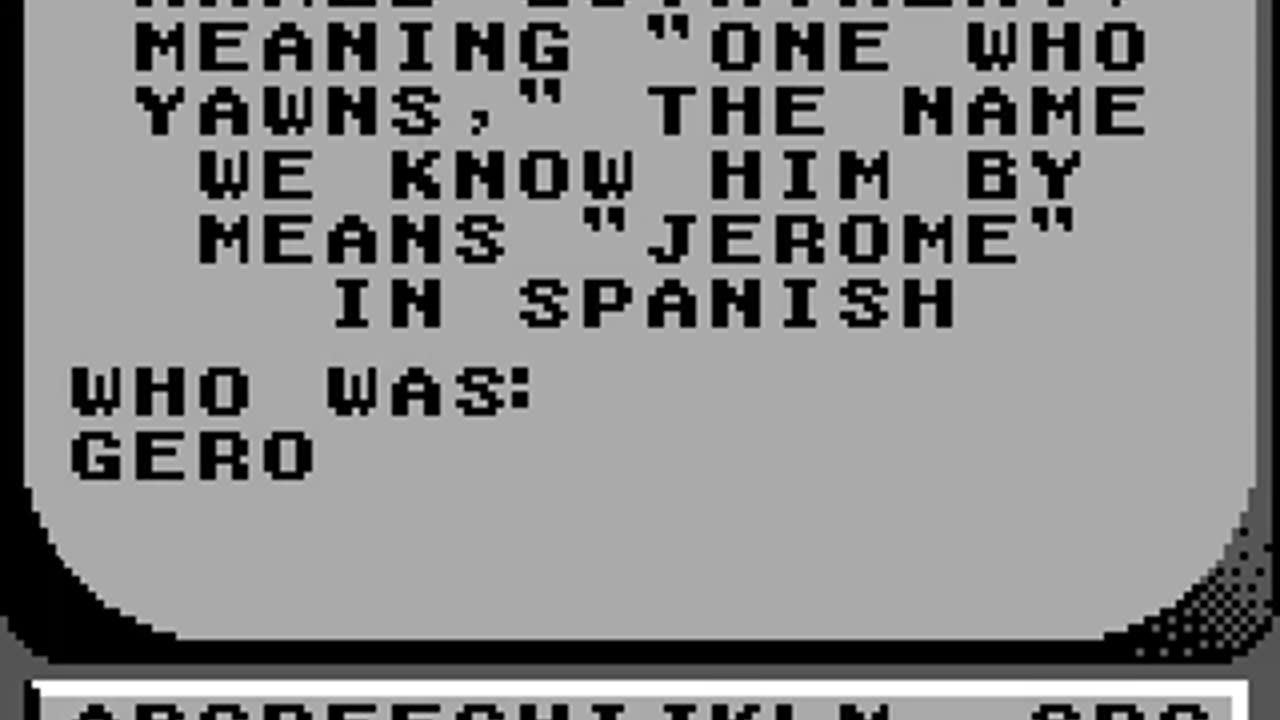 Game Boy Longplay 308 Jeopardy