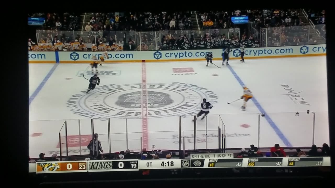 NSH vs LAK - Kings Win in OT 1-0