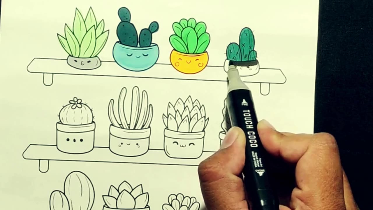 Satisfying Coloring Videos | Relaxing Coloring Videos | How To Color | 021 #coloring #satisfying