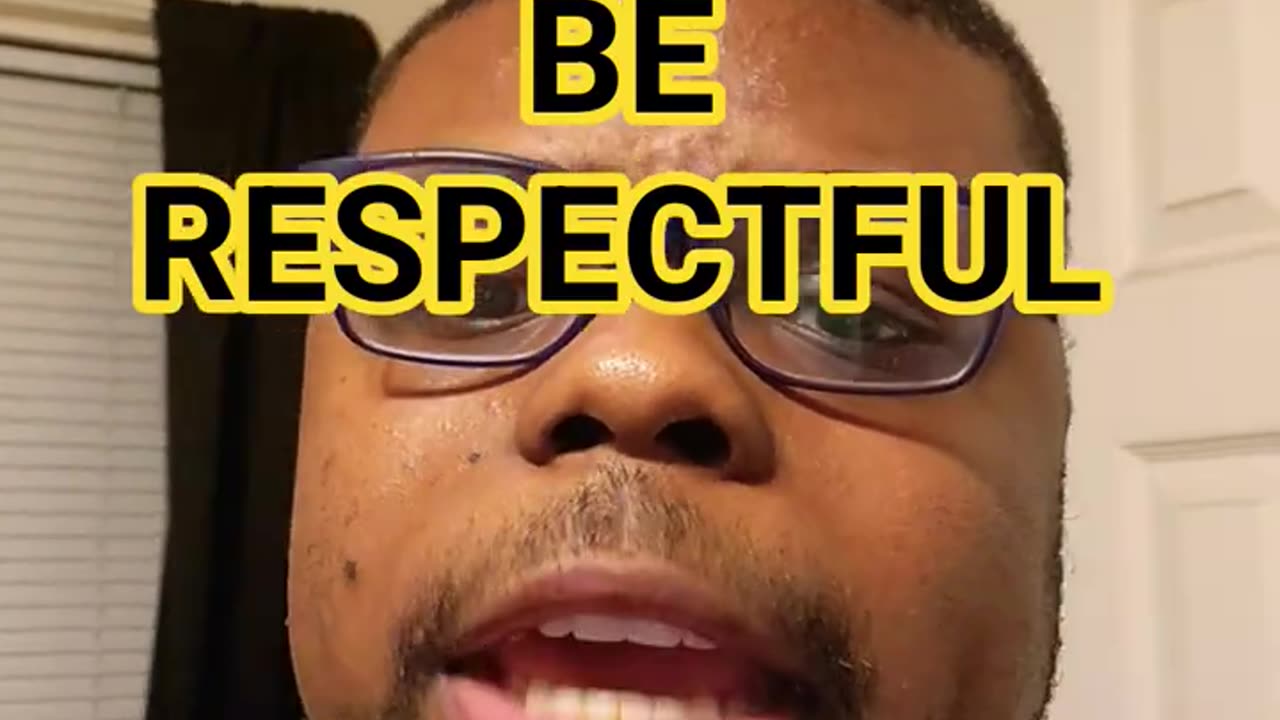 if you want to brag be respectful