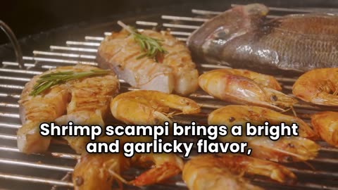 Surf & Turf Supreme – Garlic Scampi, Butterflied Shrimp & Petite Filet Perfection 🧈🔥🥩🍤
