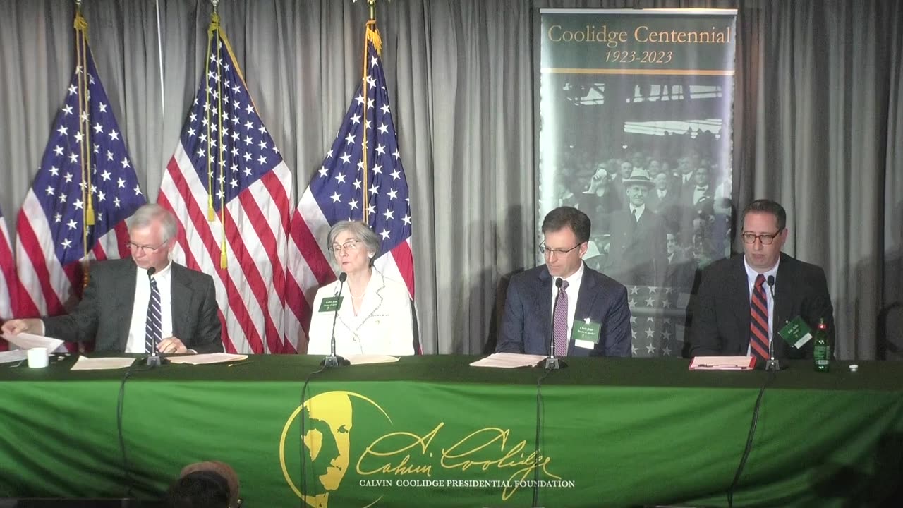 Centennial Conference Session I The Ideas and Ideals that Made Coolidge