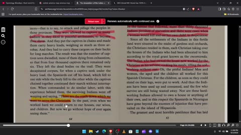 THE DEVASTATION OF THE INDIES: THE TRIBE OF ZEBULUN (NICARAGUA)