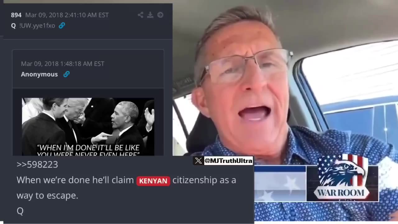 General Flynn Calls on DOJ to Confiscate Barack Obama’s Passport