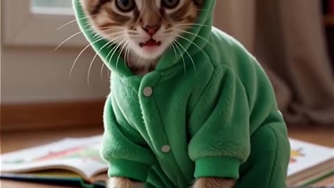 This is the cutest cat-frog I’ve ever seen 🥺🐱🐸 #catsonlychannel #cuteanimal #cute