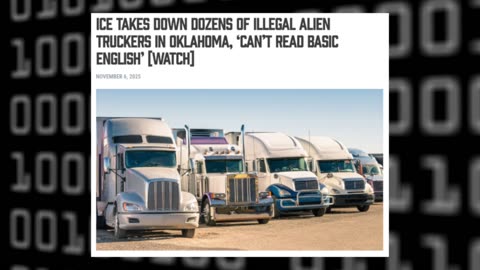 ICE Takes Down Dozens of Illegal Alien Truckers in Oklahoma