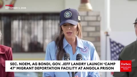 'This Facility Will Hold the Most Dangerous Of Criminals': Kristi Noem Details New Louisiana Lockup