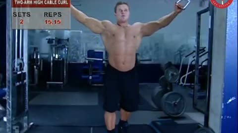How To Perform The Two-Arm High Cable Curl - Tommi Thorvildsen Tutorial